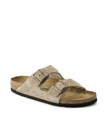 birkenstock arizona suede taupe