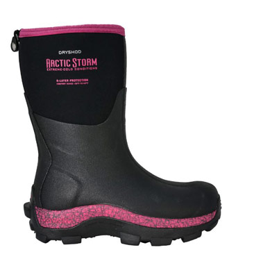 Dryshod Arctic Storm Mid Pull-On Boot Pink